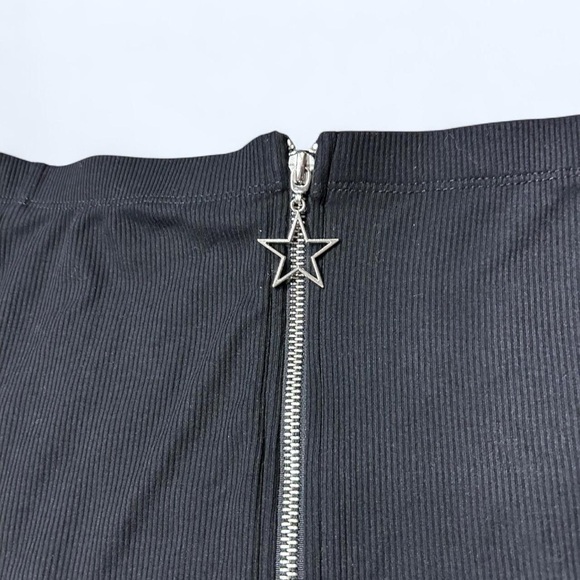 Goth Black Off the Shoulder Jacket by Social Collision! - Picture 4 of 6